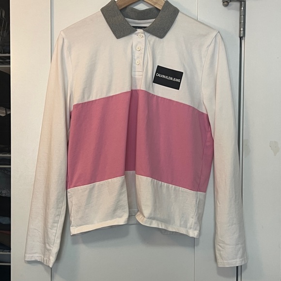 Calvin Klein collard shirt - Picture 2 of 4